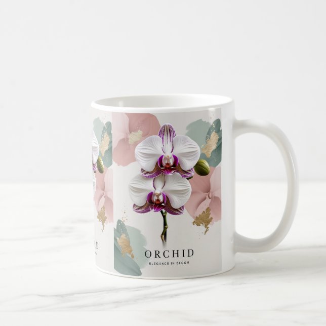 Caneca De Café Orquídea Noite Brilhante - Inspirada pelo New York (Direita)