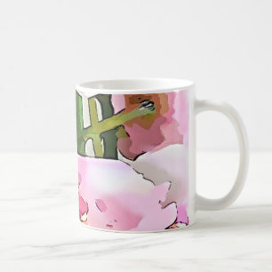 Caneca De Café Orquídea Rosa