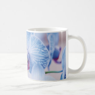 Caneca De Café Orquídeas azuis