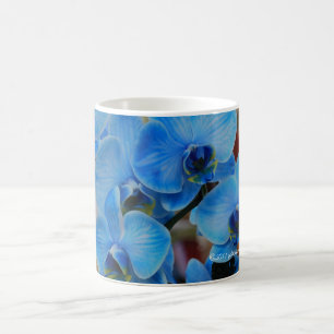 Caneca De Café Orquídeas Azuis do Gardenfest 2011 Vero Beach, FL