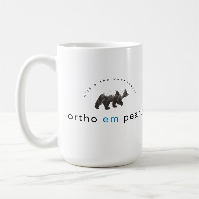 Caneca De Café Orthem Pearls Bear Mug (Esquerda)