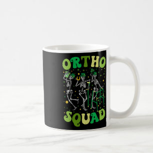 Caneca De Café Ortho Squad Dancing Skeletons St Patricks Orthopop