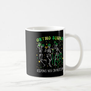 Caneca De Café Ortho Squad Dancing Skeletons St Patricks Orthopop