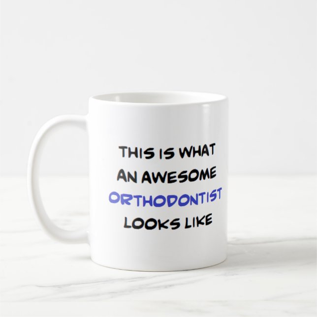 Caneca De Café ortodontista, incrível (Esquerda)