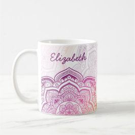 Caneca De Café Oryn Mandala 11 oz. Personalized Mug