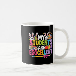 Caneca De Café Os alunos são excelentes professor de Páscoa engra