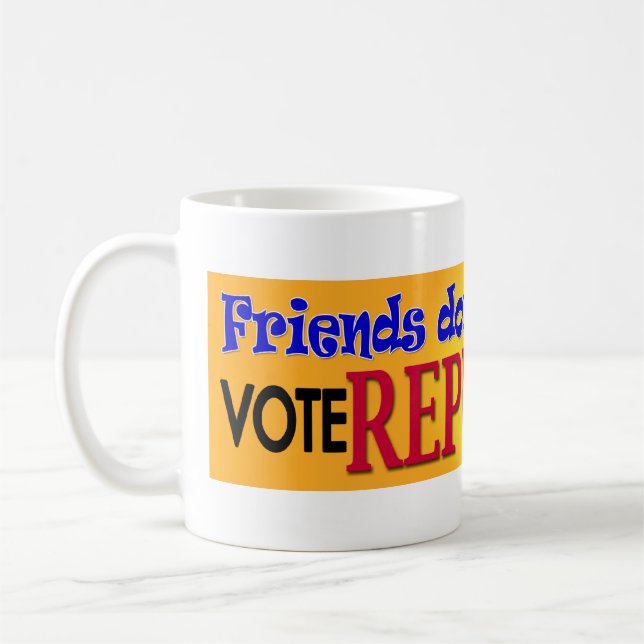 Caneca De Café Os amigos não deixam amigos (Esquerda)