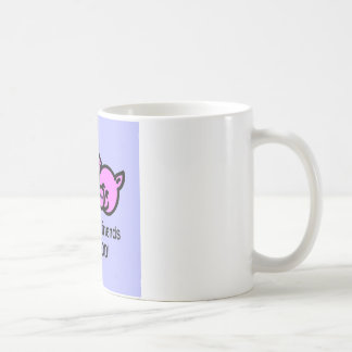 Caneca De Café Os animais são comida dos amigos não!