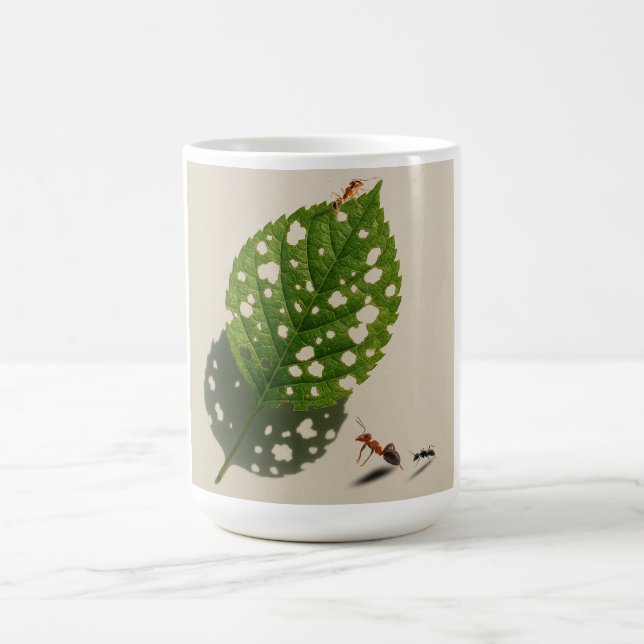 Caneca De Café Os arquitetos minúsculos da natureza formam sua Ca (Centro)