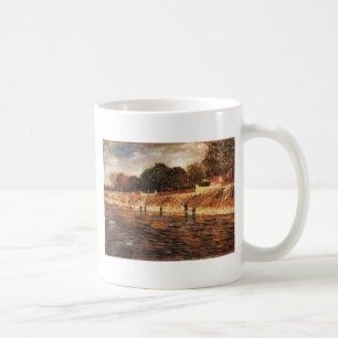 Caneca De Café Os Bancos do Sena, Vincent van Gogh