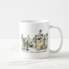 Caneca De Café Os bennetos de Longbourn - P&P de Jane Austen