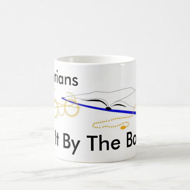 Caneca De Café Os bibliotecários fazem-no pelos livros (Centro)