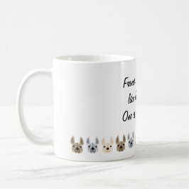 Caneca De Café Os buldogues franceses são como batatas fritas!