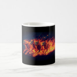 Caneca De Café Os Cães Do Inferno Estão Em Movimento