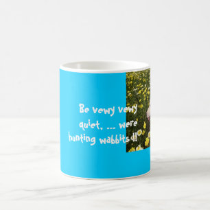 Caneca De Café os cães florescem, sejam silêncio vewy vewy,… 