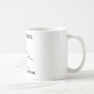 Caneca De Café Os cardiologistas fazem-no com ritmo (ECG/EKG)