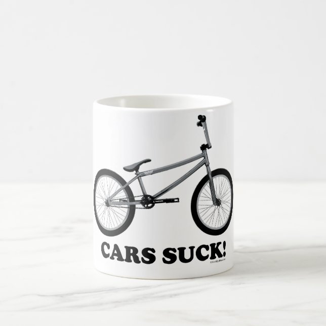 Caneca De Café Os carros sugam! (Centro)