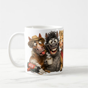 Caneca De Café Os Cavalos Corky