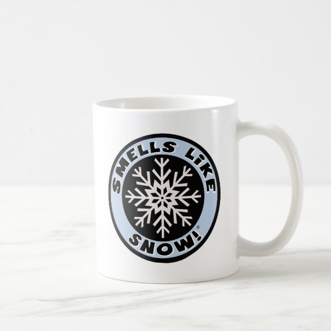 Caneca De Café Os cheiros gostam da neve! (Direita)