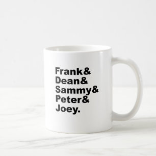 Caneca De Café Os Cinco Ratos   Frank Dean Sammy Joey & Peter