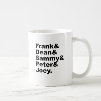 Caneca De Café Os Cinco Ratos | Frank Dean Sammy Joey & Peter