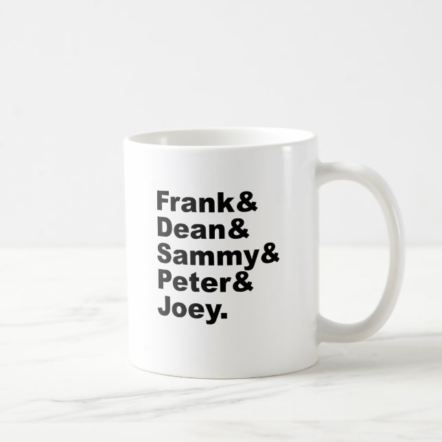 Caneca De Café Os Cinco Ratos | Frank Dean Sammy Joey & Peter (Direita)