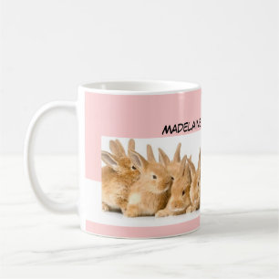 Caneca De Café Os coelhinhos da Páscoa picam personalizado