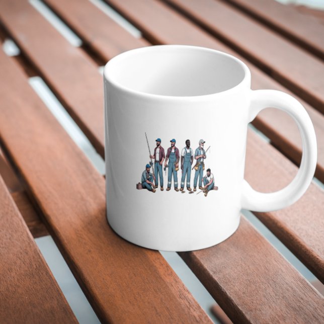 Caneca De Café Os Comerciantes Devem Pescar Mug Clássico, 325 ml (Criador carregado)