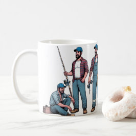 Caneca De Café Os Comerciantes Devem Pescar Mug Clássico, 325 ml