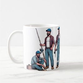 Caneca De Café Os Comerciantes Devem Pescar Mug Clássico, 325 ml