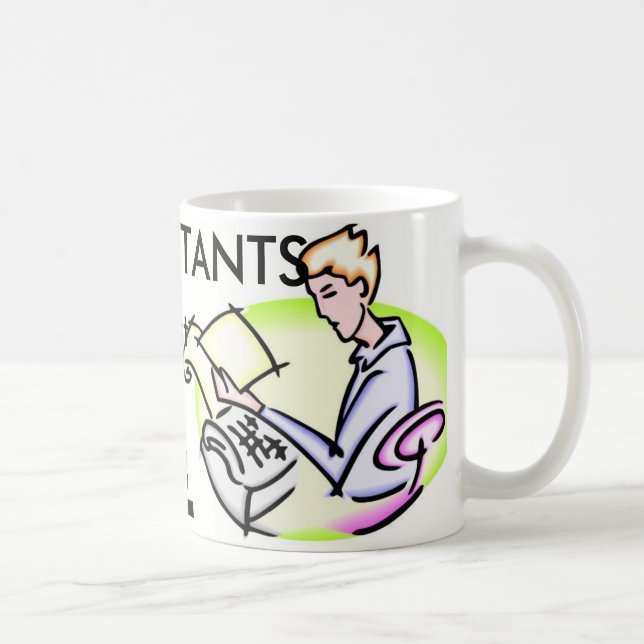 Caneca De Café Os contadores idosos nunca morrem (Direita)