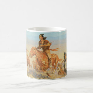 Caneca De Café Os Corredores de Búfalo, Big Horn Basin por Reming