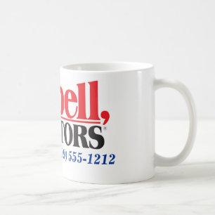 Caneca De Café Os corretores de imóveis de Tarbell personalizaram