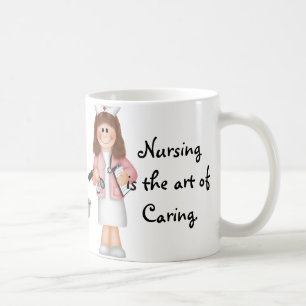 Caneca De Café Os cuidados são a arte do inquietação