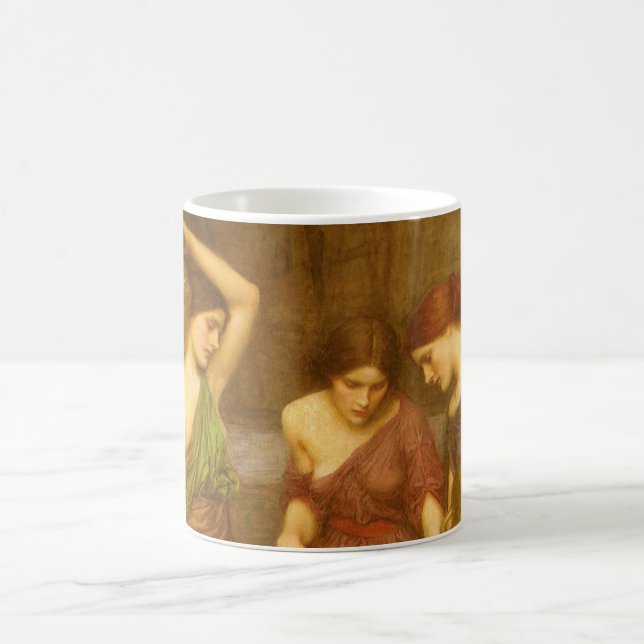 Caneca De Café Os Danaides de John William Waterhouse (Centro)