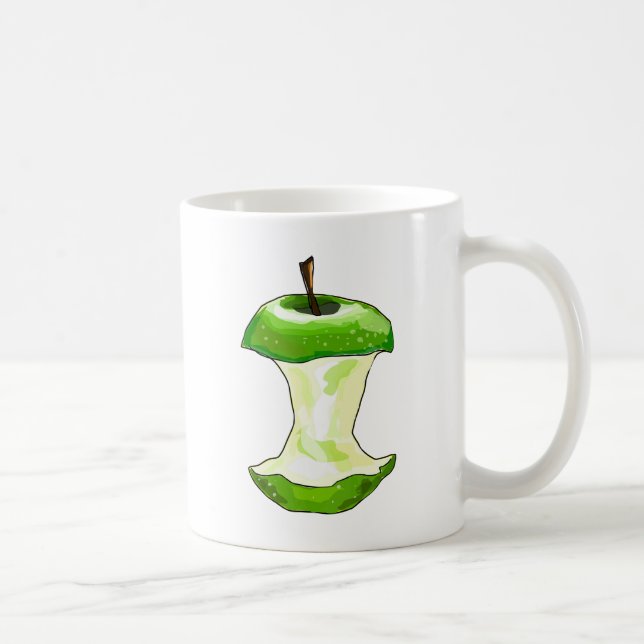 Caneca De Café Os desenhos animados Apple verde (avó Smith) Apple (Direita)