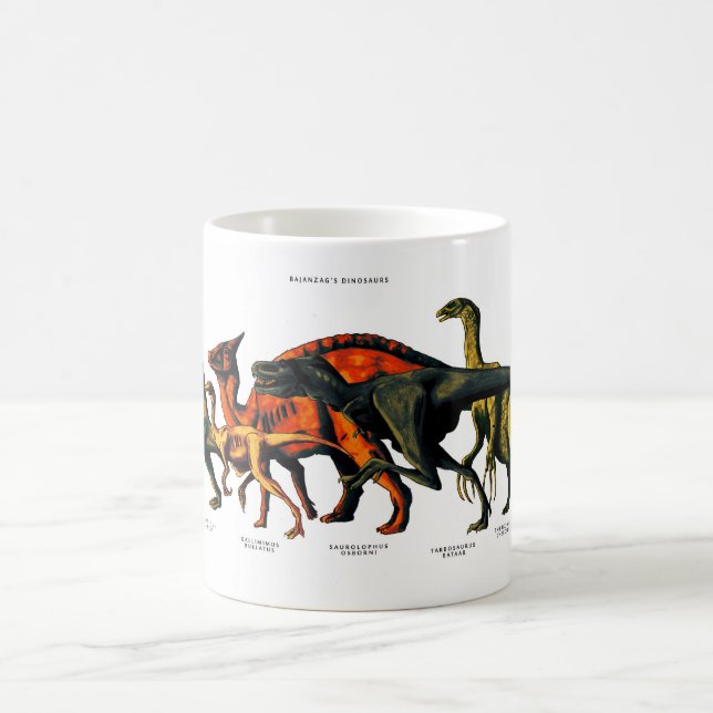 Caneca De Café Os dinossauros de Bajanzag (Centro)