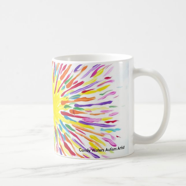 Caneca De Café Os doces molham o artista do autismo (Direita)