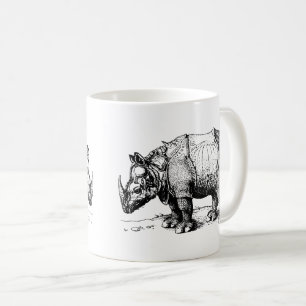 Caneca De Café Os dois rinocerontes