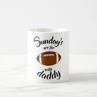 Caneca De Café Os Domingos São Para O Pai De Futebol
