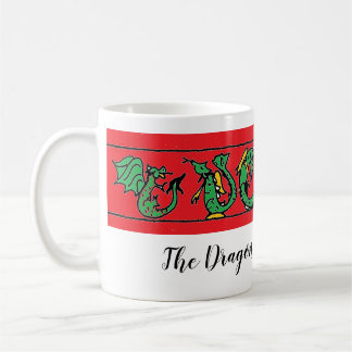 Caneca De Café Os dragões estão dançando!