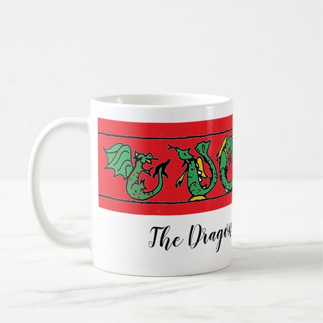 Caneca De Café Os dragões estão dançando! (Esquerda)