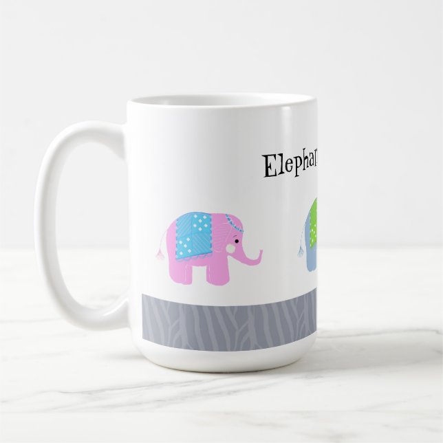 Caneca De Café Os Elefantes Indianos são Legais (Esquerda)
