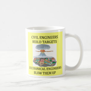 Caneca De Café Os engenheiros CIVILES constroem alvos,