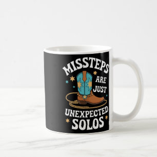 Caneca De Café Os Erros De Dança De Linha São Apenas Solos Li Ine