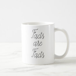 Caneca De Café Os fatos são fatos - coração de Monique - arrasto