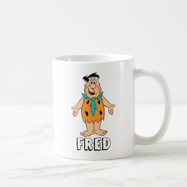 Caneca De Café Os Flintstones | Fred Flintstone (Direita)
