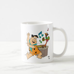 Caneca De Café Os Flintstones   Fred Flintstone Dancing