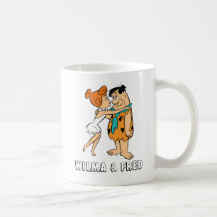 Caneca De Café Os Flintstones Wilma Kissing Fred