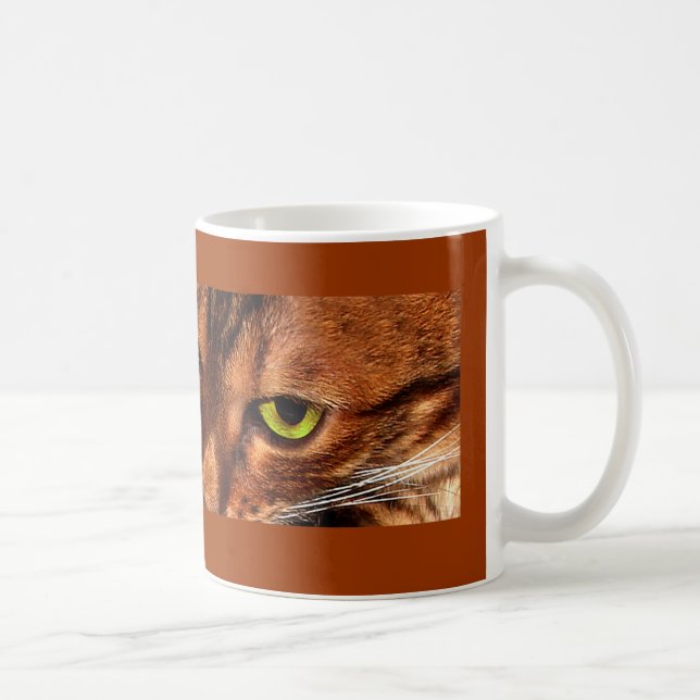 Caneca De Café Os gatos de Bengal são selvagens! (Direita)